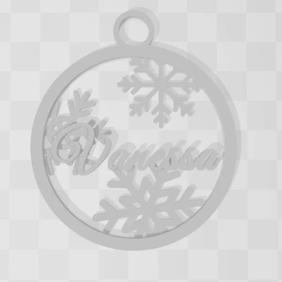 Trang Trí Giáng Sinh Hình Quả Cầu - Vanessa