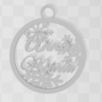 Đồ trang trí quả cầu Giáng sinh - Anna María