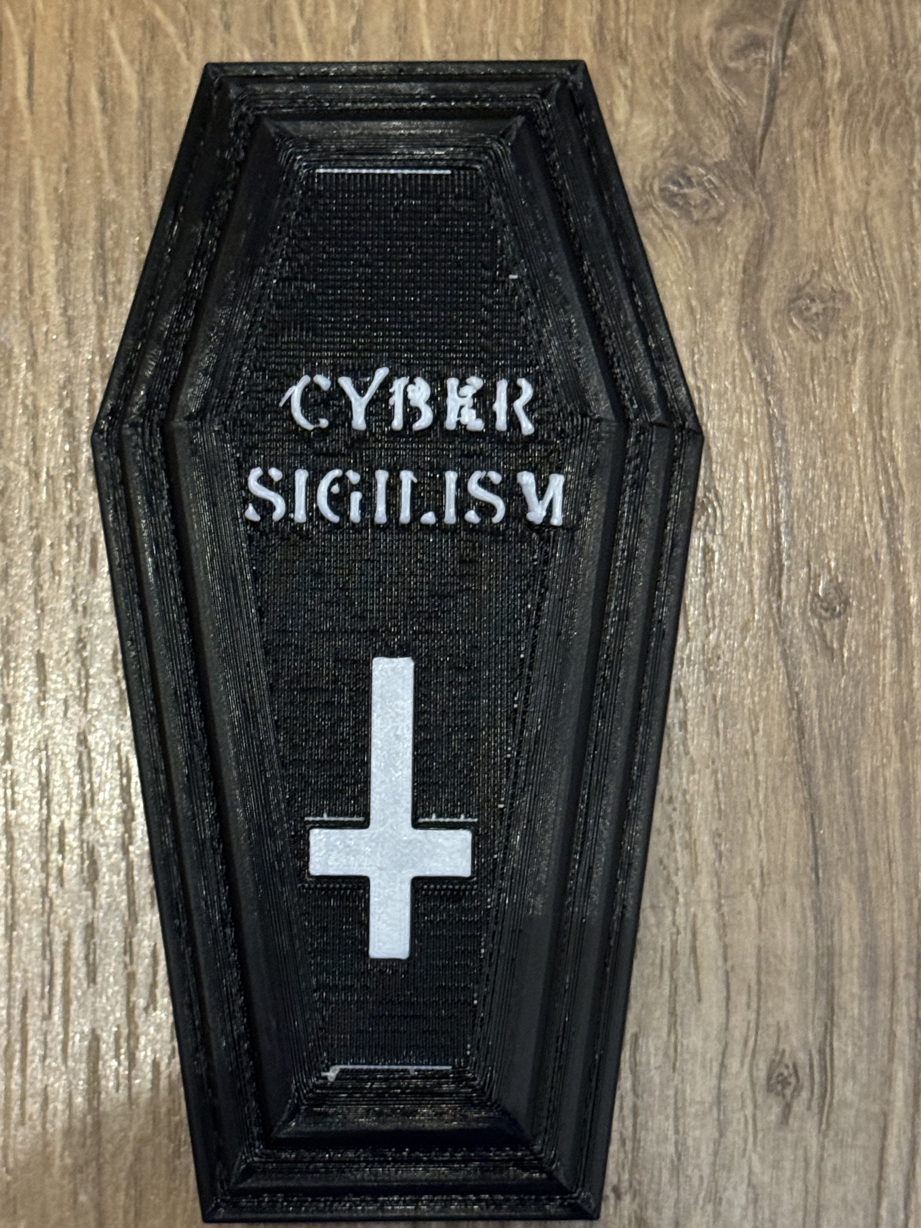 Hộp Quan Tài "F*CK You" Phong Cách Cyber Sigilism