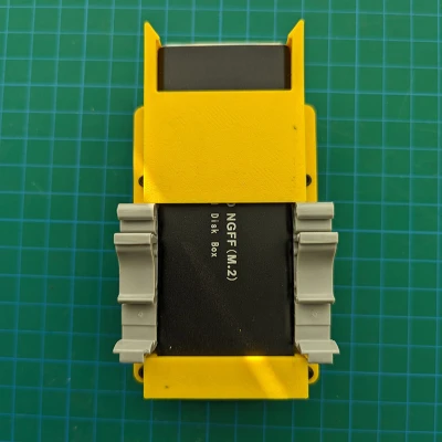 Đế Ray DIN Gọn Gàng Cho Raspberry Pi 4B Kèm SSD