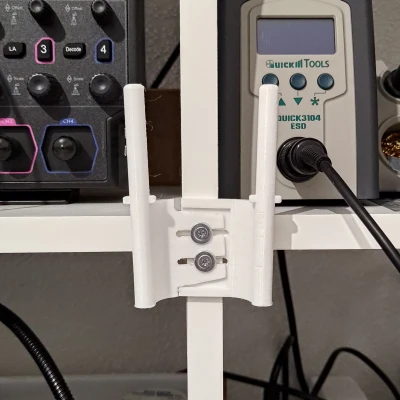 Giá Đỡ Đồng Hồ Vạn Năng Điều Chỉnh Được + Đế Gắn Ray DIN