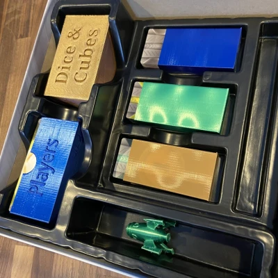 Hộp Đựng và Quân Cờ Khởi Đầu Chủ Đề Không Gian