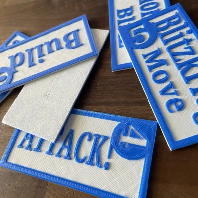 Thẻ Hành Động cho Board Game Attack! Phiên Bản Làm Lại