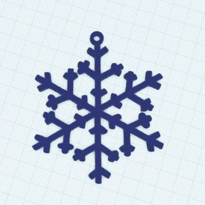 Mẫu Trang Trí Bông Tuyết Giáng Sinh Dễ In