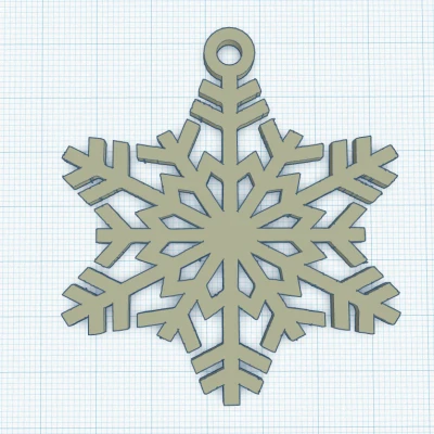 Mẫu Hoa Tuyết Trang Trí Giáng Sinh Dễ In