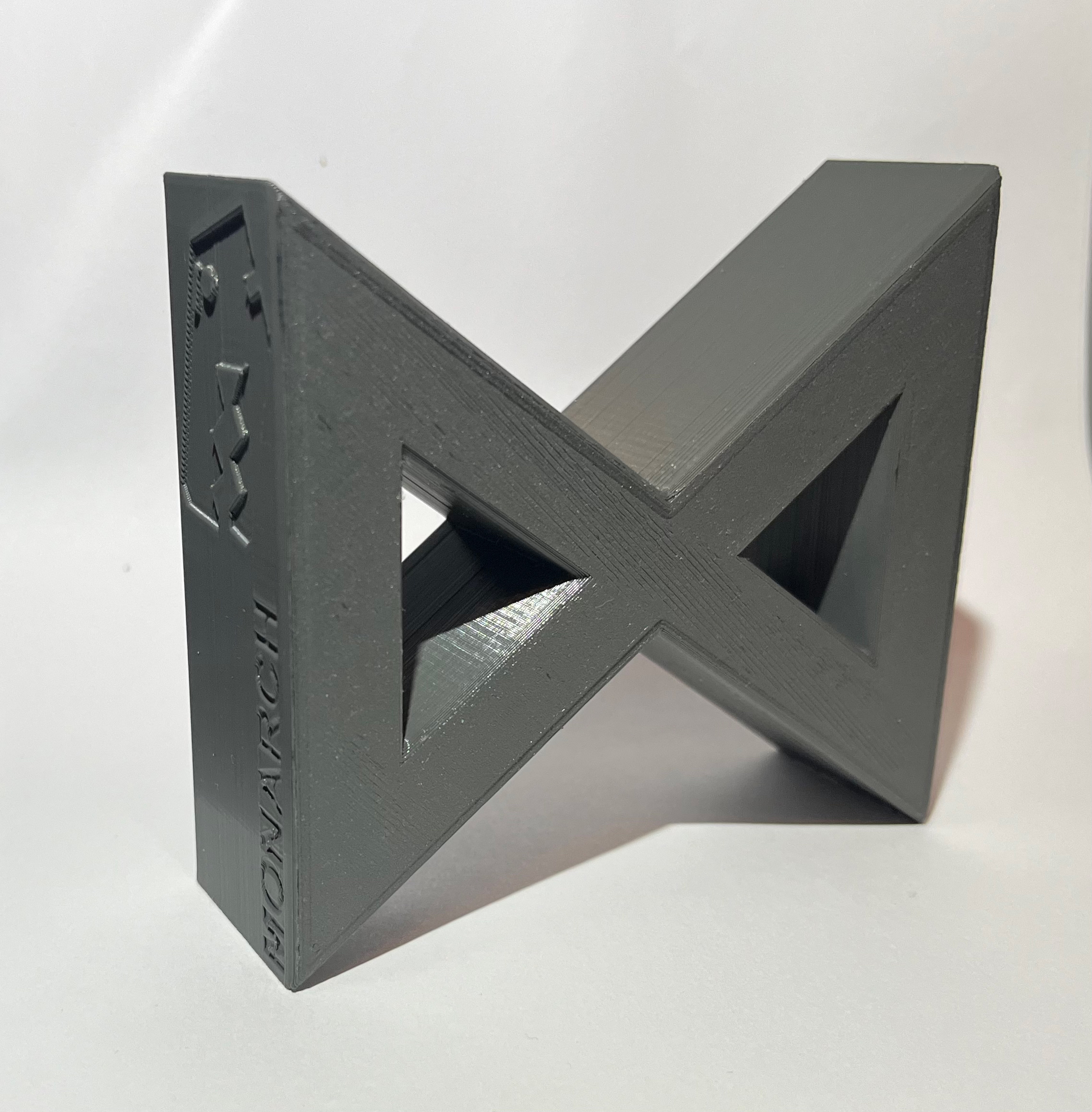 Biểu Tượng Monarch ( Apple TV ) Godzilla - Fan Art - Logo Dập Nổi Phong Cách Flexi Rex