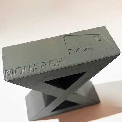 Biểu Tượng Monarch ( Apple TV ) Godzilla - Fan Art - Logo Dập Nổi Phong Cách Flexi Rex