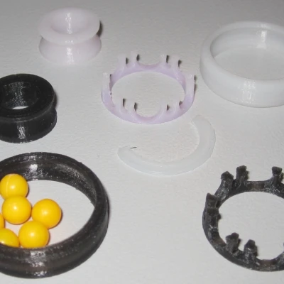 Vòng bi có lồng được đơn giản hóa