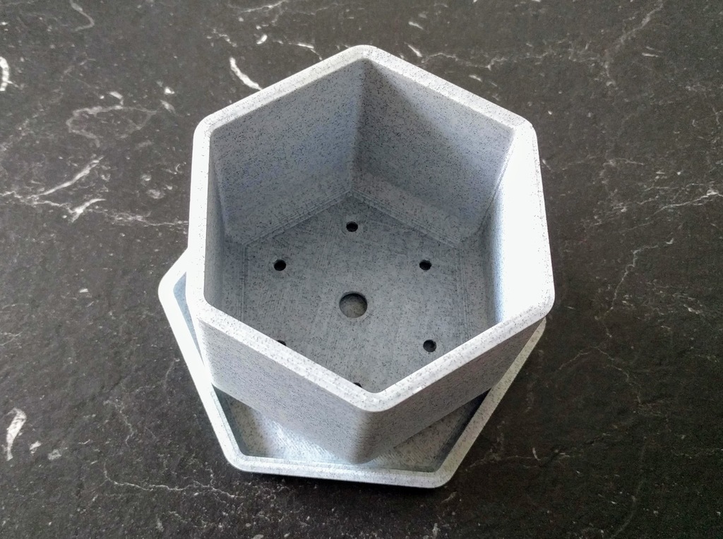 Chậu Hoa Nhỏ Có Khay Hứng Nước