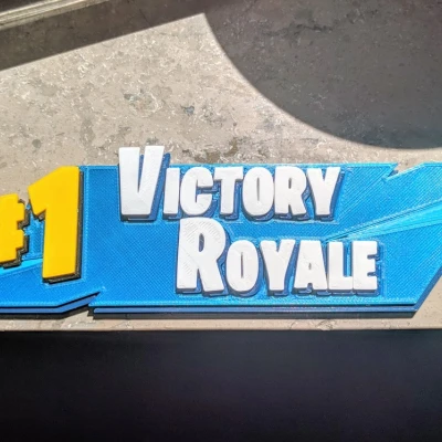 Fortnite Victory Royale - Ghép Hình 3D