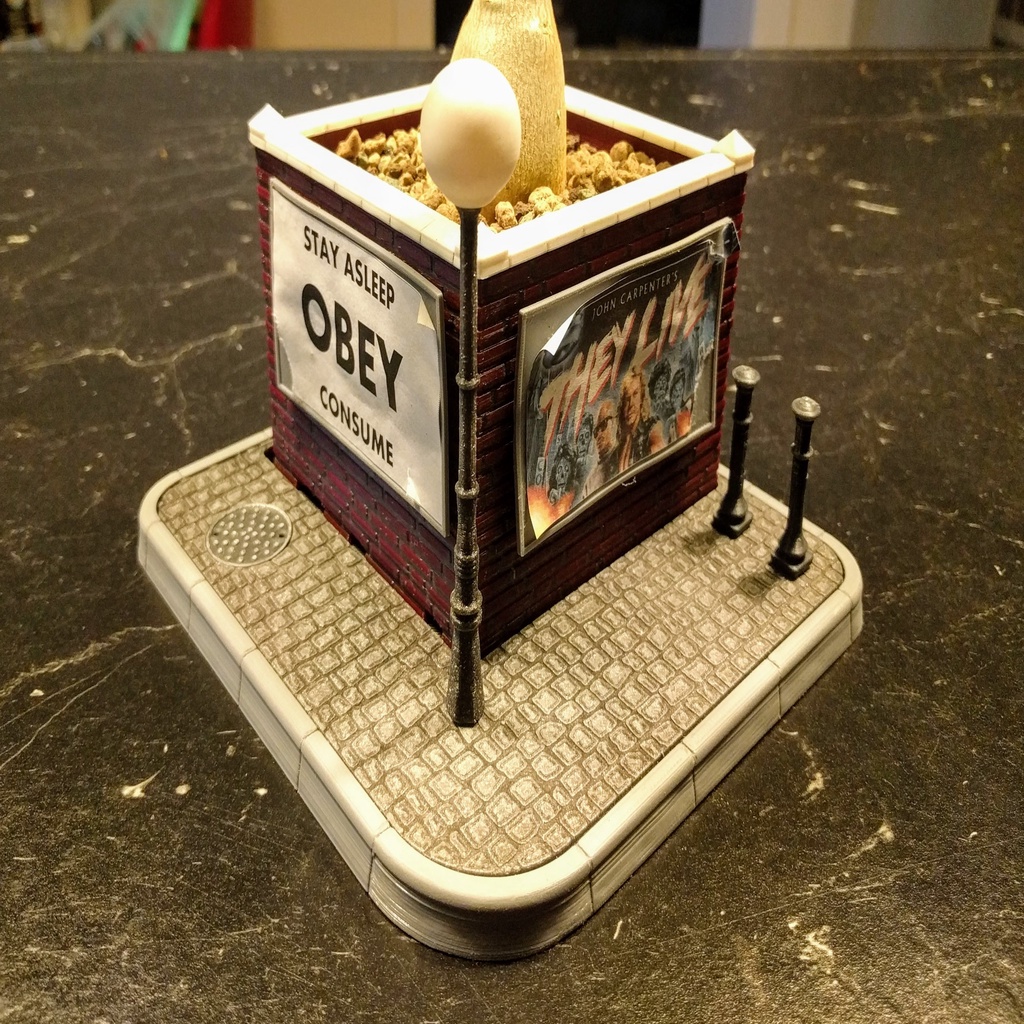 Chậu Trồng Cây Tiểu Cảnh Tường Gạch