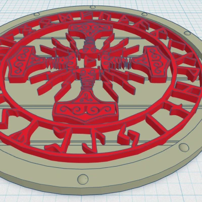 Đế lót ly "Viking Shield Coaster 50"