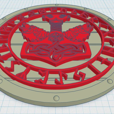 Đế lót ly hình Khiên Viking 49