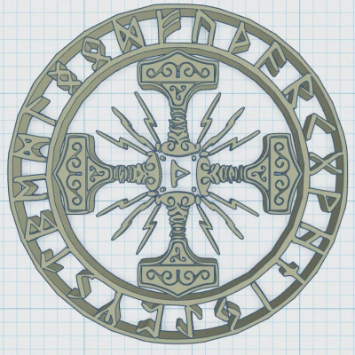 Đế lót ly "Viking Shield Coaster 50"