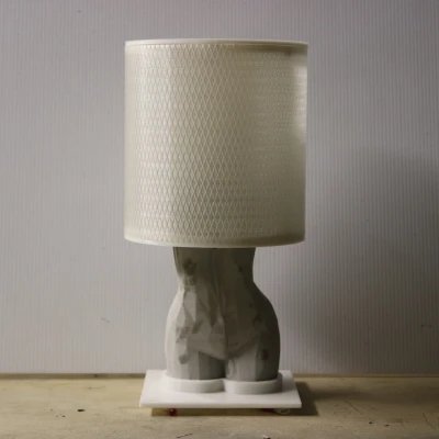 Đèn hiện đại với chụp đèn PLA trong suốt