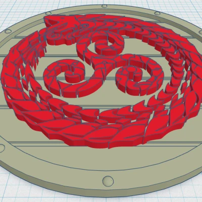 Đế lót ly Viking Shield 39