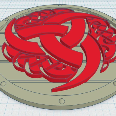 Miếng Lót Ly Khiên Viking 40