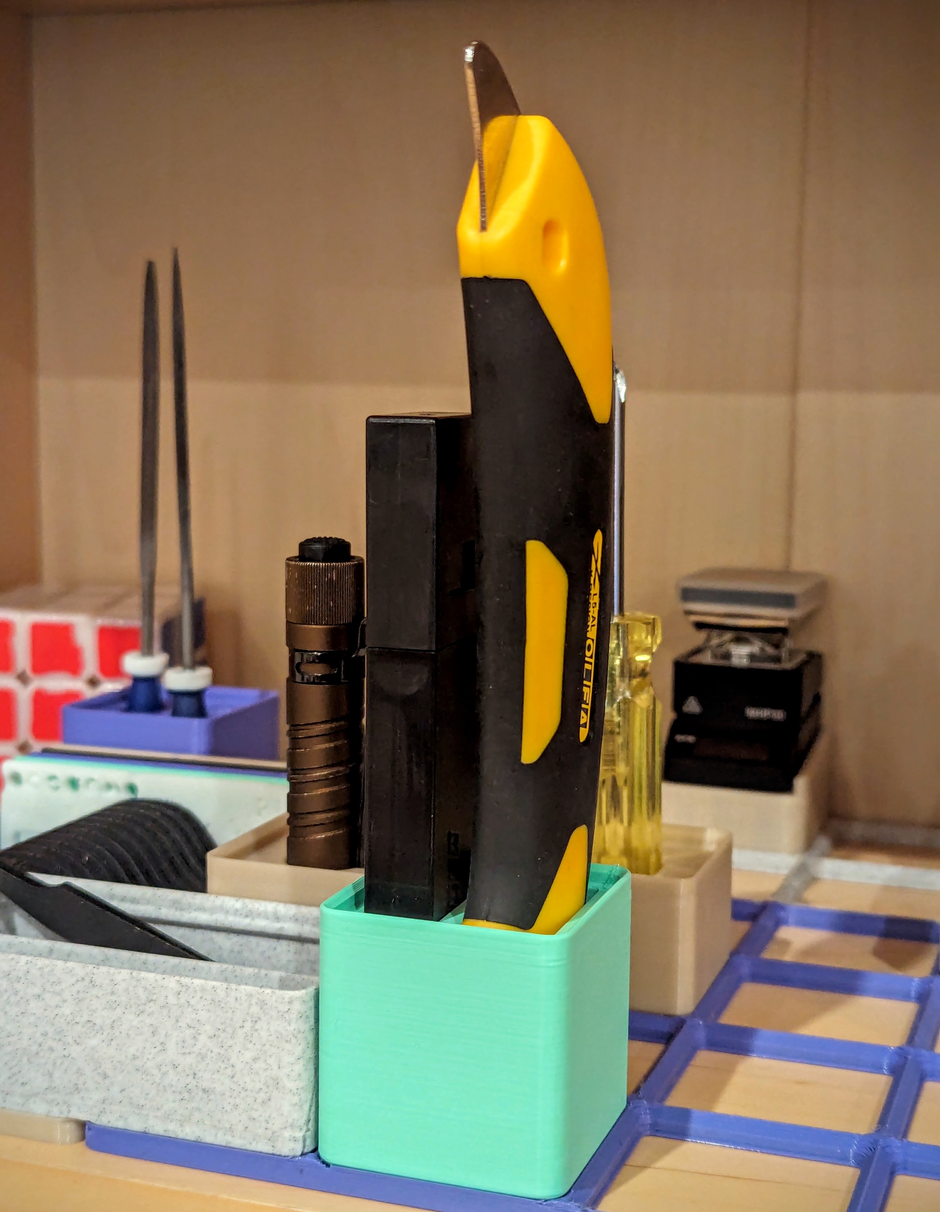 Gridfinity cho Dao Olfa và phụ tùng