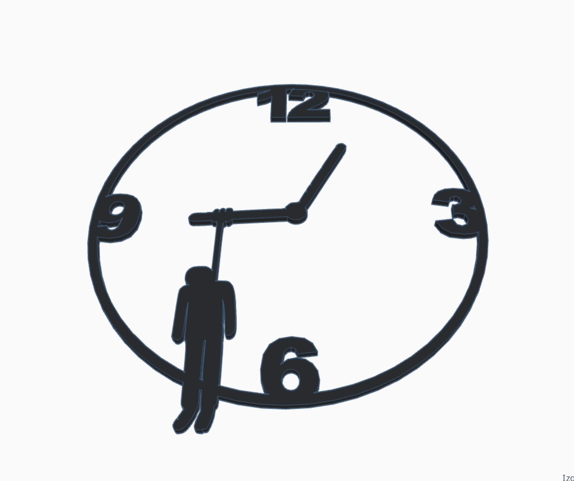 Đồng Hồ Treo Tường Nghệ Thuật "Time Killer"