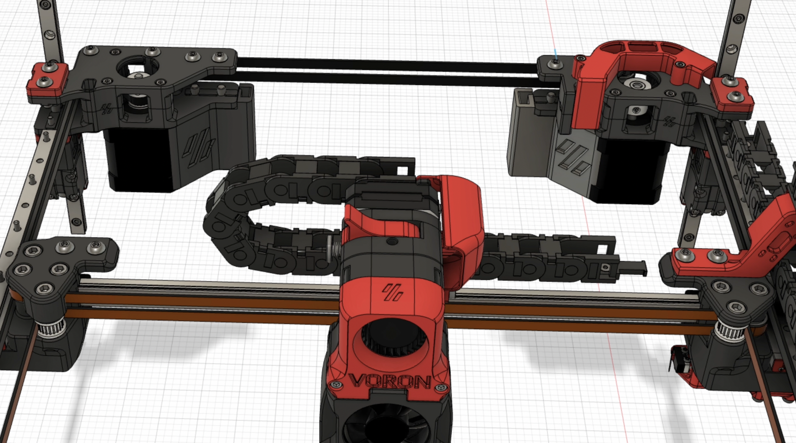 Chụp che dây motor AB cho Voron 2.4r2