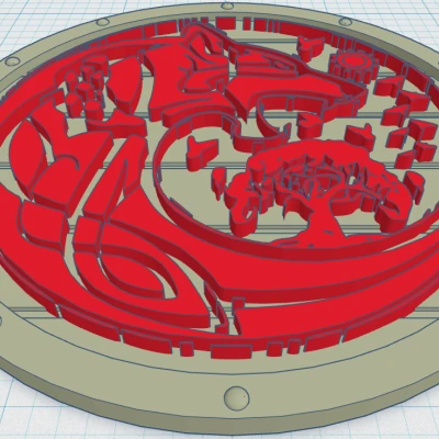 Tấm Lót Ly Khiên Viking 20