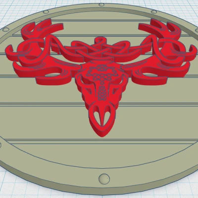 Đế lót ly hình Khiên Viking 16