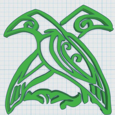 Miếng Lót Ly Hình Khiên Viking 11