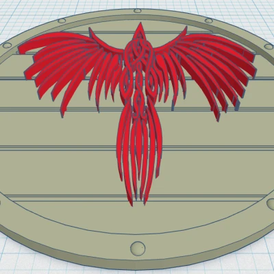 Đế lót ly hình Khiên Viking 9