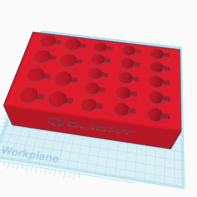 Hộp đựng kiêm trưng bày đèn pin Olight i5 và i3