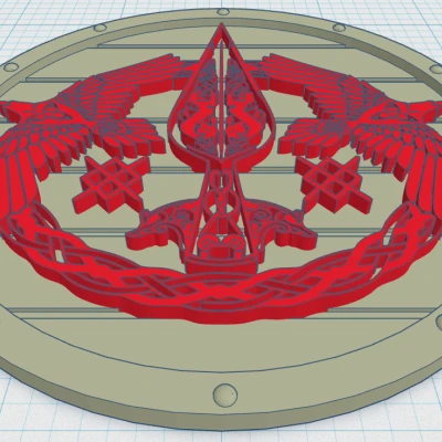 Đế Lót Ly Hình Khiên Viking 10