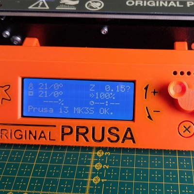 Nắp LCD SILENT Prusa có mũi tên