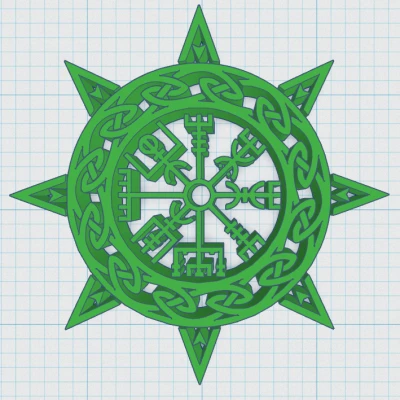 Đế lót ly hình Khiên Viking 8