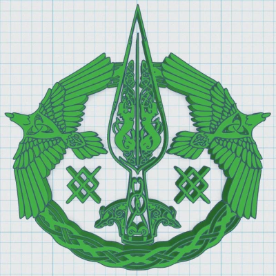 Đế Lót Ly Hình Khiên Viking 10