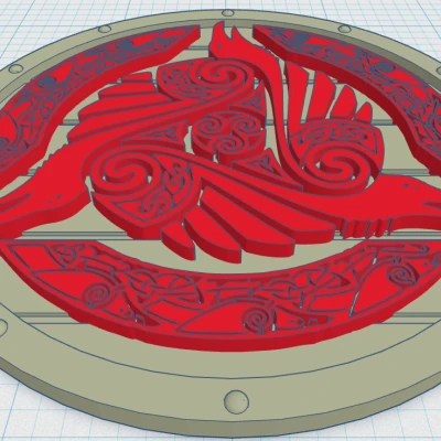 Viking Shield Coaster 4