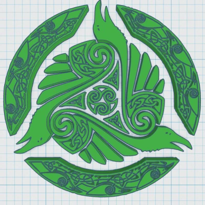 Viking Shield Coaster 4