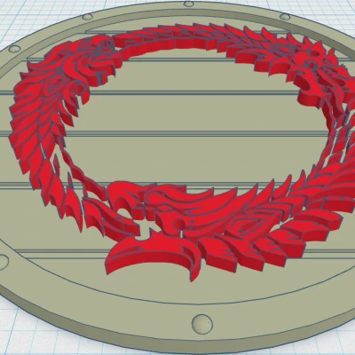 Mẫu Đế Lót Ly Hình Khiên Viking 5