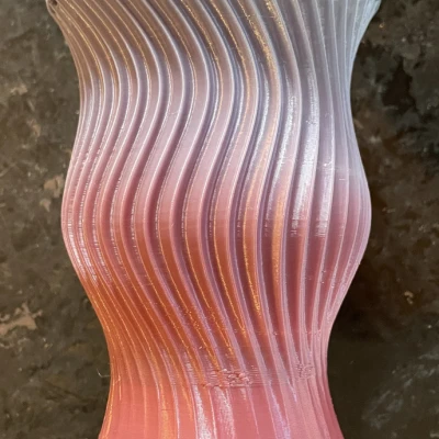 Bình Hoa Xoắn Dày