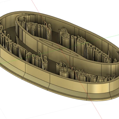 Khuôn Cắt Bánh Quy Nhẫn Chúa Tể Những Chiếc Nhẫn (LOTR)