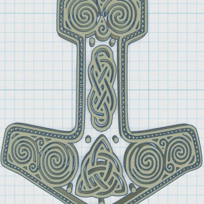 Búa của Thor Viking / Bắc Âu 40"