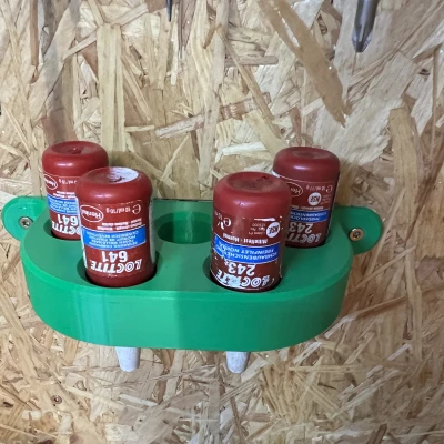 Giá Treo Tường Cho 5 Chai Keo Loctite 10ml