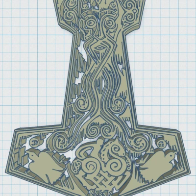 Búa Thần Thor Viking / Bắc Âu 30