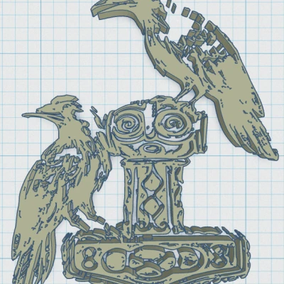 Búa Thor Viking / Bắc Âu 24"