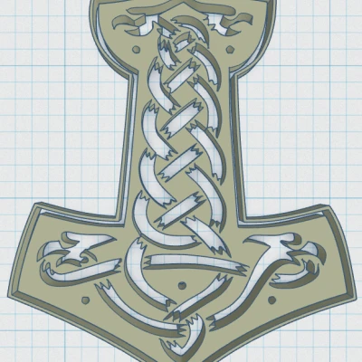 Búa Thor Viking / Bắc Âu 21