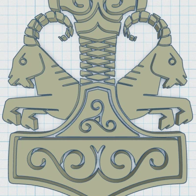 Búa Thor Viking/Bắc Âu 20