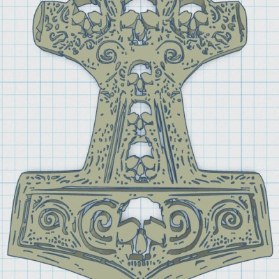 Búa Thần Thor Viking/Bắc Âu 16