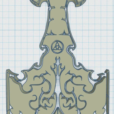 Búa của Thỏ Viking / Bắc Âu 12"