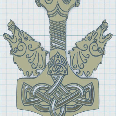 Búa Thần Thor Viking / Bắc Âu 13