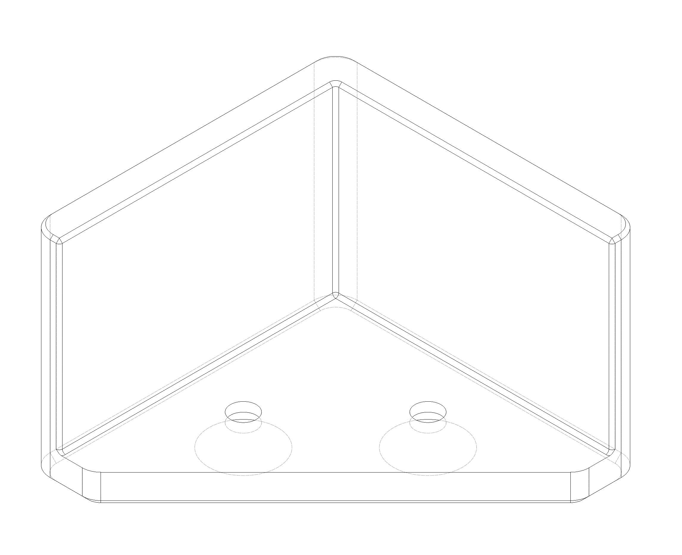 Chân góc bàn cho mặt bàn MDF hy sinh