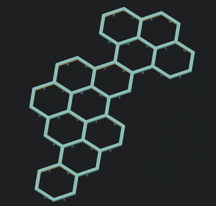 HexaTrellis - Giàn leo lục giác theo tham số