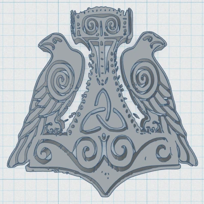 Búa của Thor Viking / Bắc Âu – Mặt Dây Chuyền 1